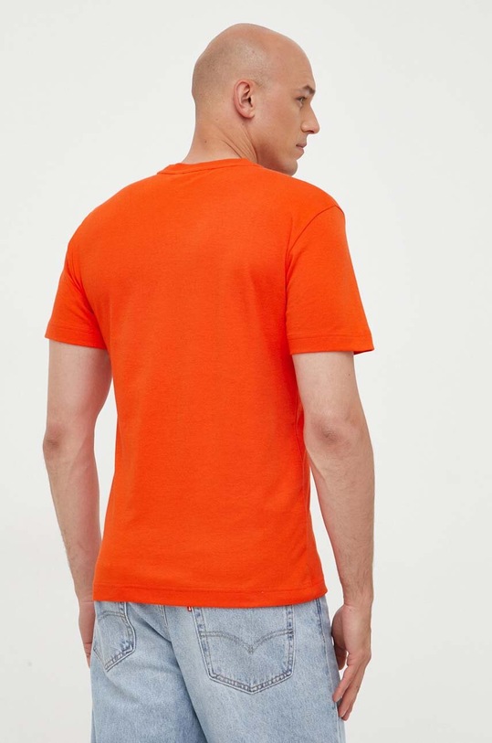 Odzież Calvin Klein t-shirt bawełniany K10K109894 pomarańczowy