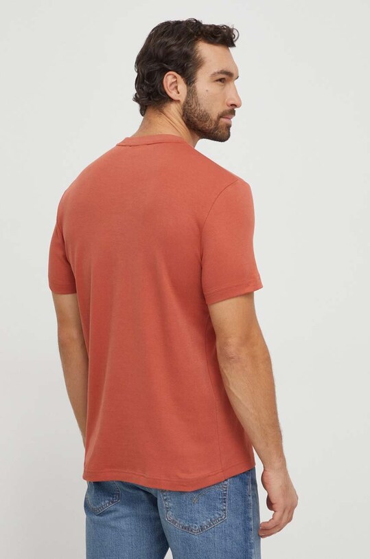 Odzież Calvin Klein t-shirt bawełniany K10K109894 pomarańczowy