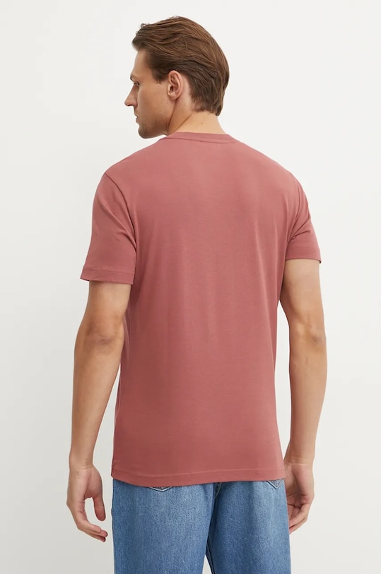 Bavlněné tričko Calvin Klein K10K109894 růžová SS25