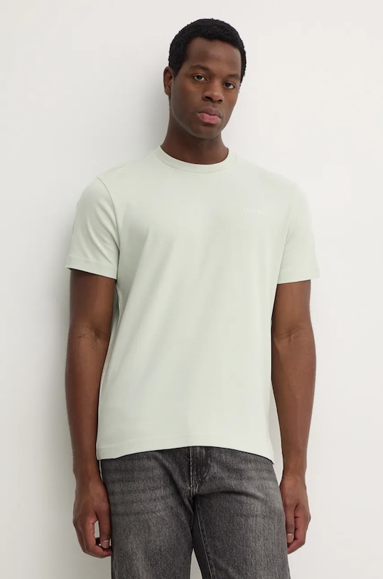 Бавовняна футболка Calvin Klein бавовна зелений K10K109894