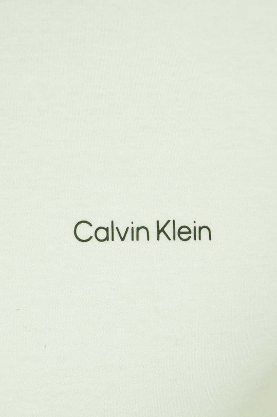 Bavlněné tričko Calvin Klein zelená K10K109894