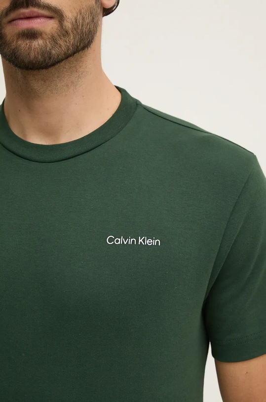 Бавовняна футболка Calvin Klein K10K109894 зелений