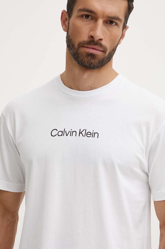 Βαμβακερό μπλουζάκι Calvin Klein K10K111346 λευκό AA00