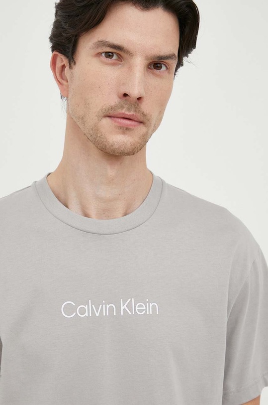 Odzież Calvin Klein t-shirt bawełniany K10K111346 szary