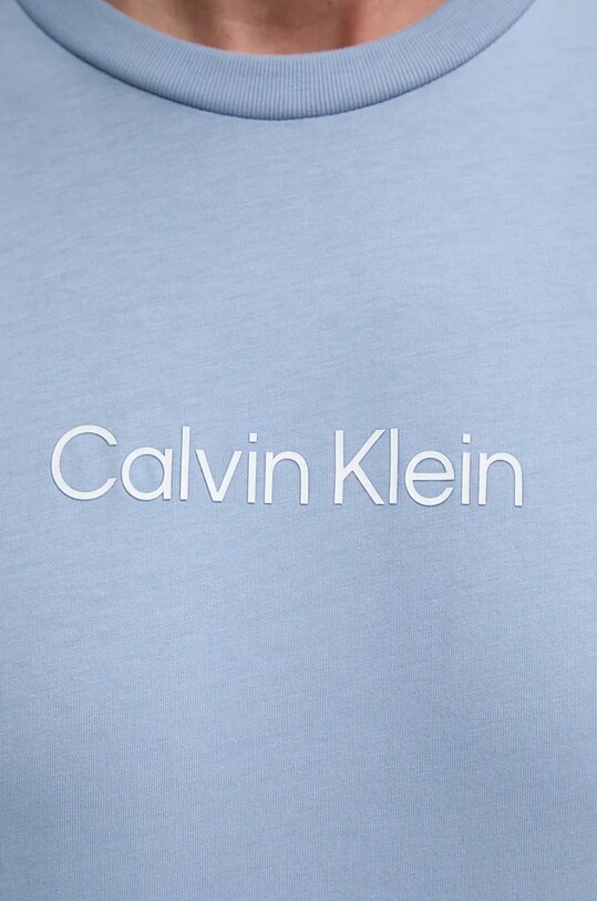 Calvin Klein t-shirt bawełniany K10K111346 niebieski