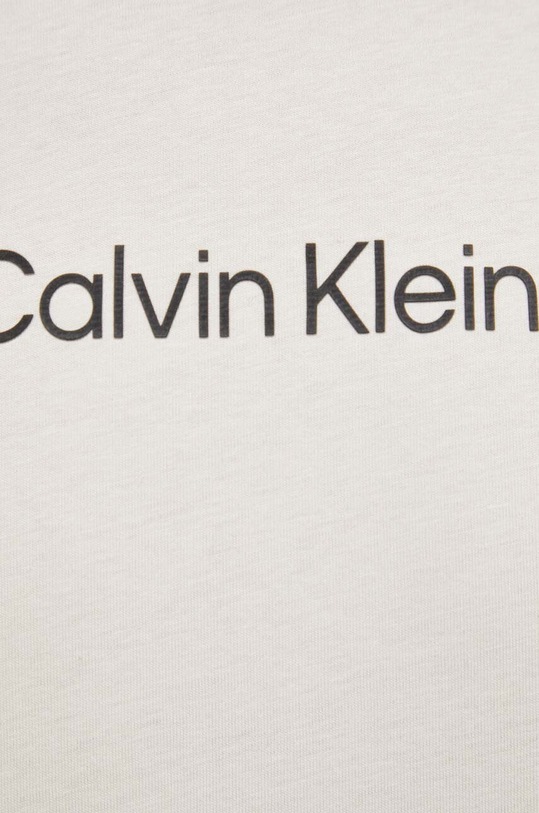 Bavlnené tričko Calvin Klein K10K111346 béžová