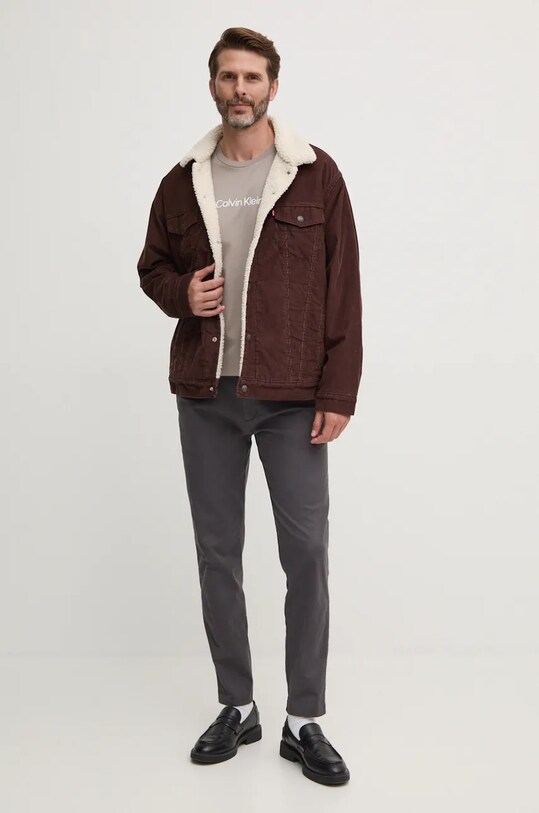 Bavlnené tričko Calvin Klein K10K111346 sivá AA00