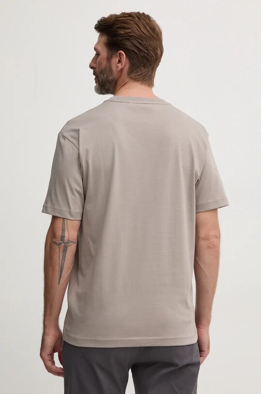 Oblečenie Bavlnené tričko Calvin Klein K10K111346 sivá