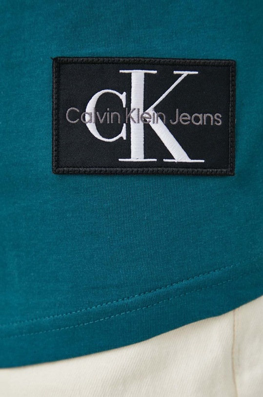 Calvin Klein Jeans t-shirt bawełniany J30J323482 zielony