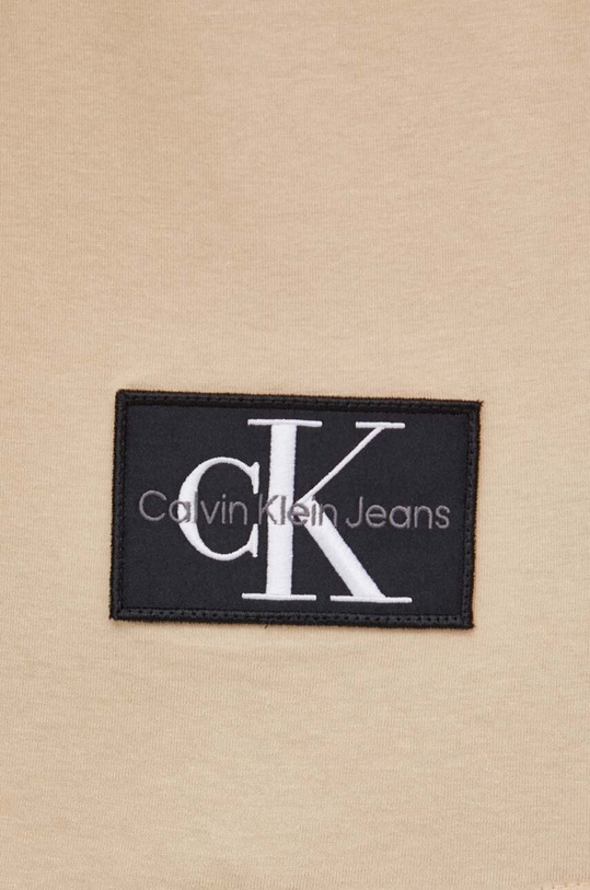 Calvin Klein Jeans t-shirt bawełniany J30J323482 beżowy