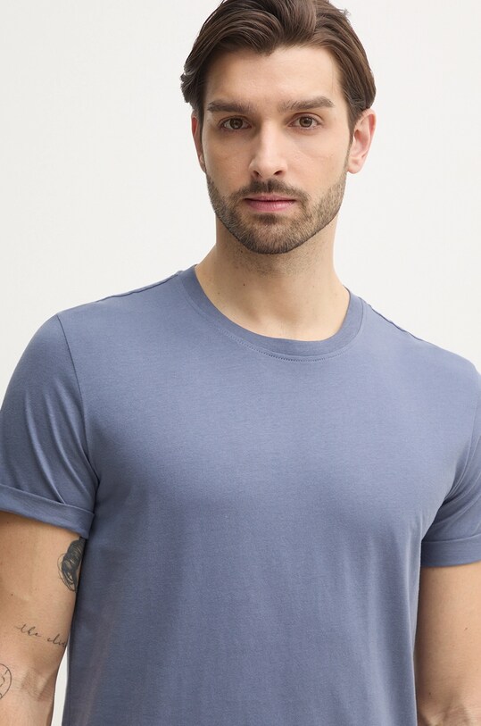 Bavlnené tričko Calvin Klein Jeans modrá J30J323482