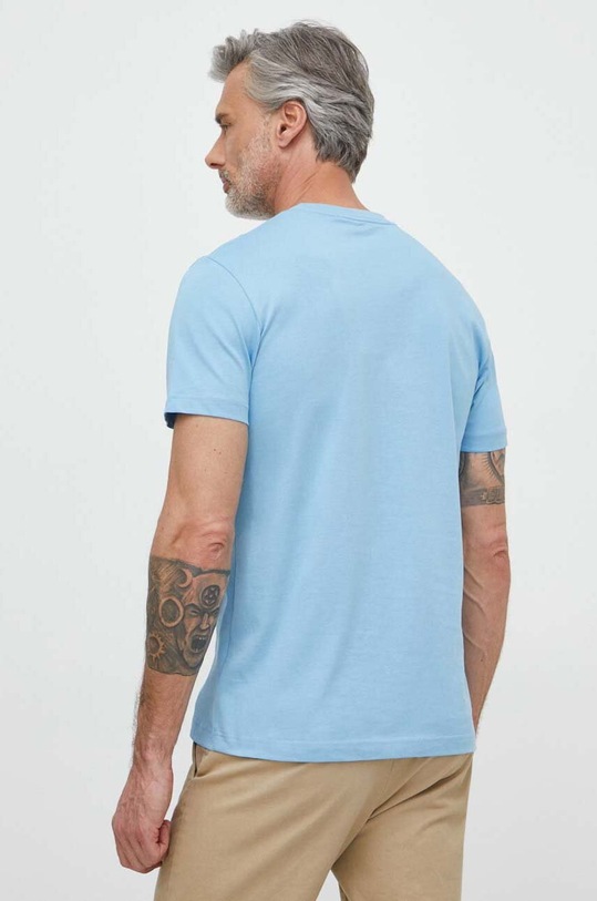 Odzież Calvin Klein Jeans t-shirt bawełniany J30J323483 niebieski