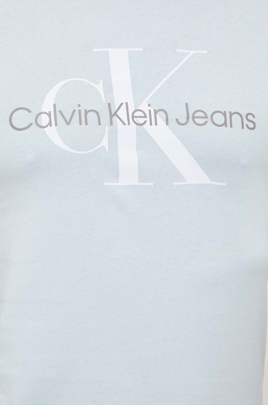 Calvin Klein Jeans t-shirt bawełniany niebieski J30J320806