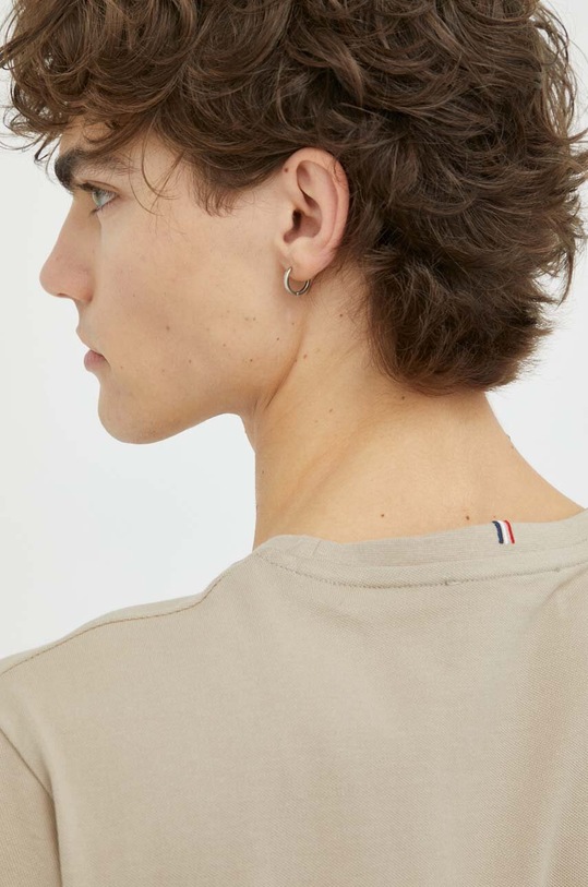 Хлопковая футболка Les Deux LDM101007 бежевый