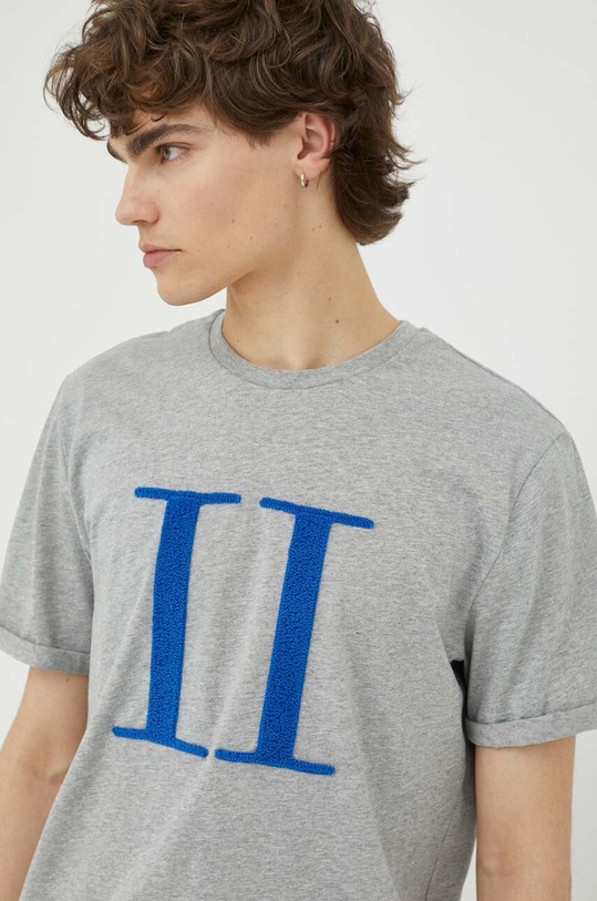 Odzież Les Deux t-shirt bawełniany LDM101110 szary