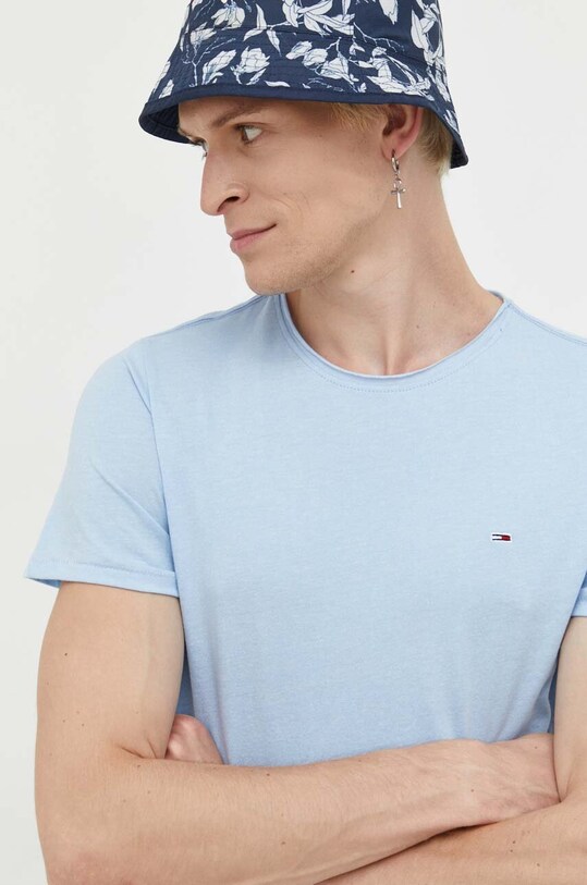 Μπλουζάκι Tommy Jeans μπλε DM0DM09586.