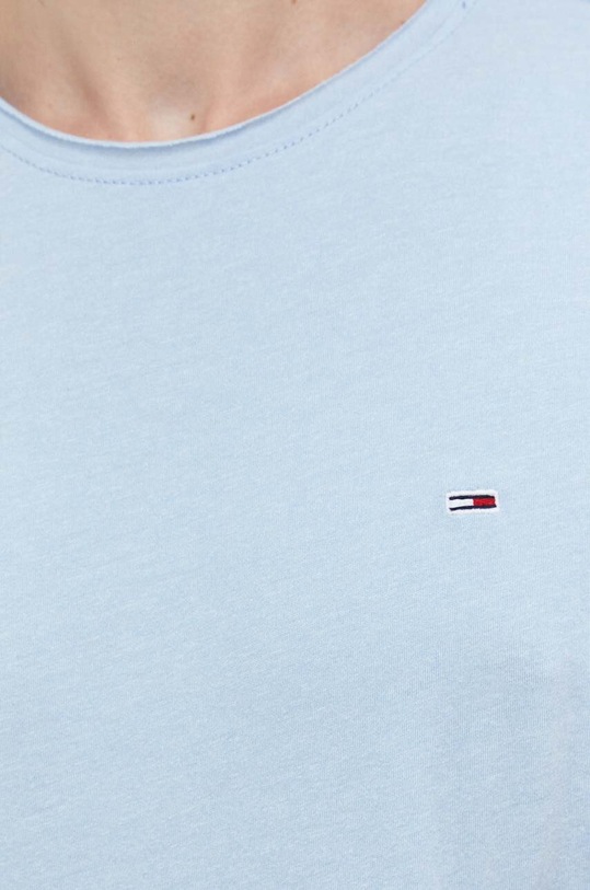 Tričko Tommy Jeans DM0DM09586. modrá
