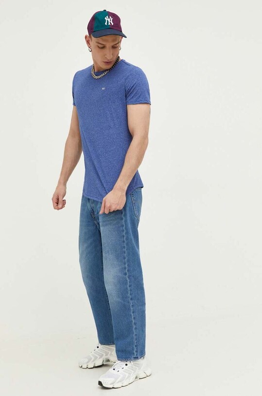 Μπλουζάκι Tommy Jeans DM0DM09586. μπλε AW24