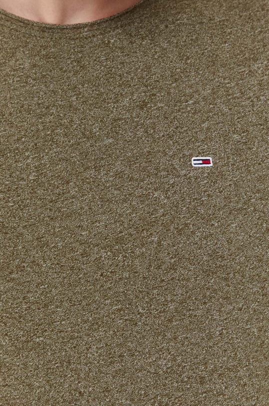 Μπλουζάκι Tommy Jeans DM0DM09586. πράσινο