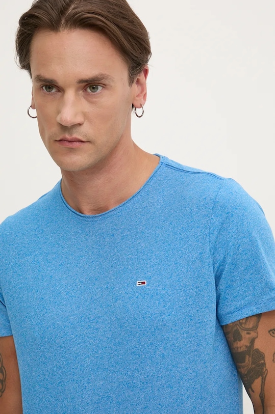 Tommy Jeans t-shirt DM0DM09586. niebieski AW24