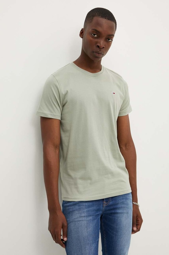 Bavlněné tričko Tommy Jeans 2-pack DM0DM15381 modrá AW24