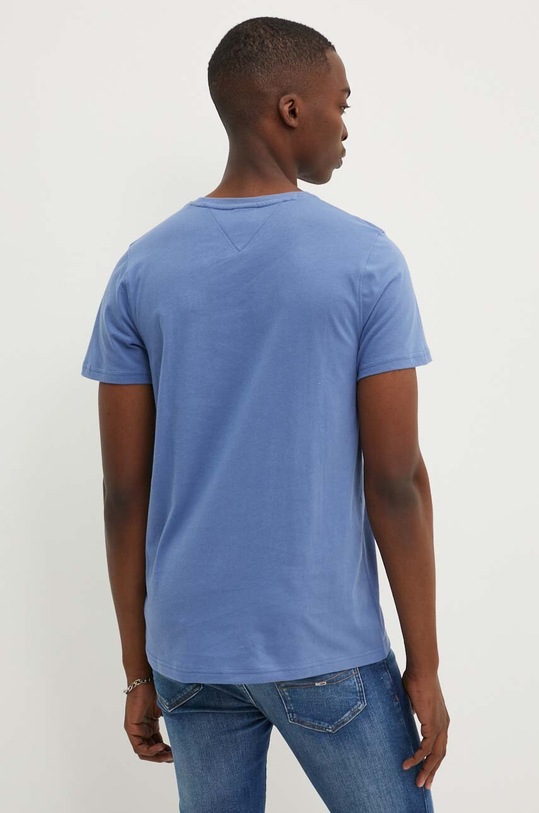 Îmbrăcăminte Tommy Jeans tricou din bumbac 2-pack DM0DM15381 albastru