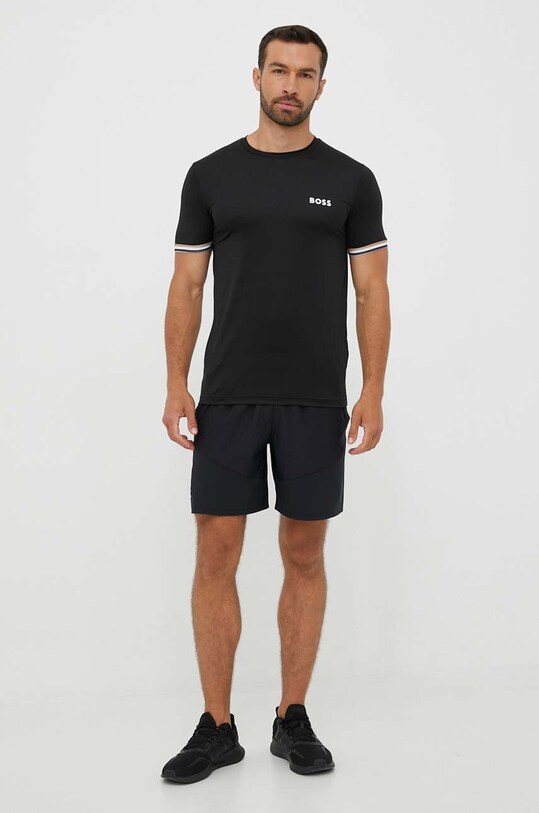 BOSS Green t-shirt x Matteo Barrettini 50482392 czarny AW23