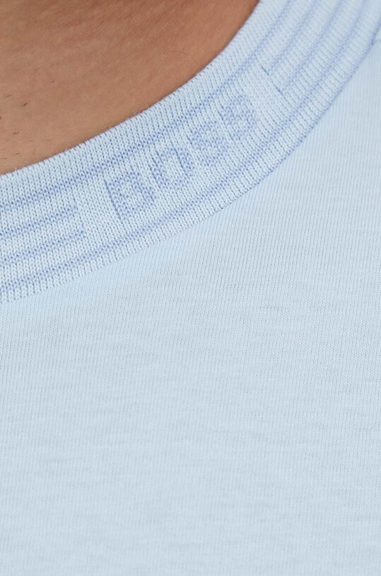 BOSS Green t-shirt bawełniany 50494517 niebieski
