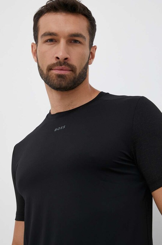BOSS Green t-shirt wzorzyste czarny 50494735