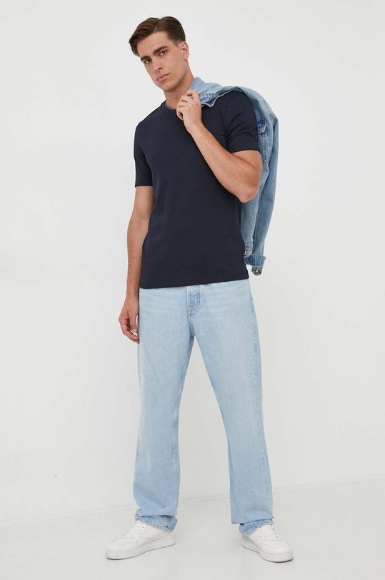 BOSS tricou 50494978 bleumarin AW23