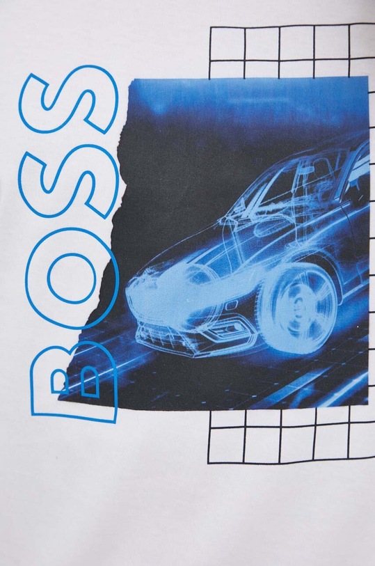 BOSS t-shirt bawełniany 50495689 biały