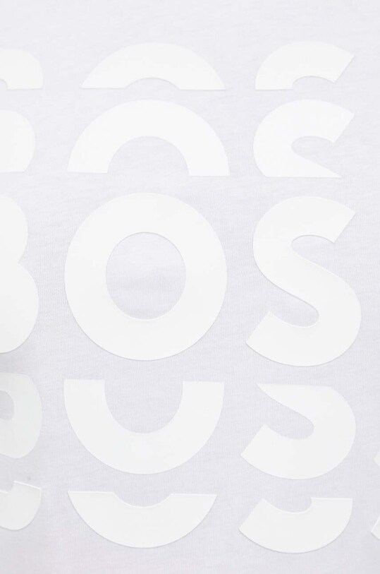 BOSS t-shirt bawełniany 50495735 biały