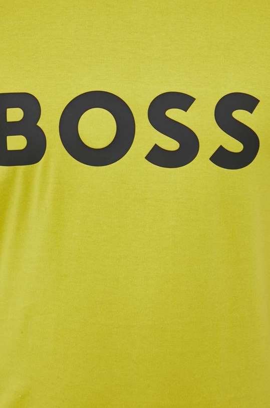 Бавовняна футболка BOSS 50495742 зелений