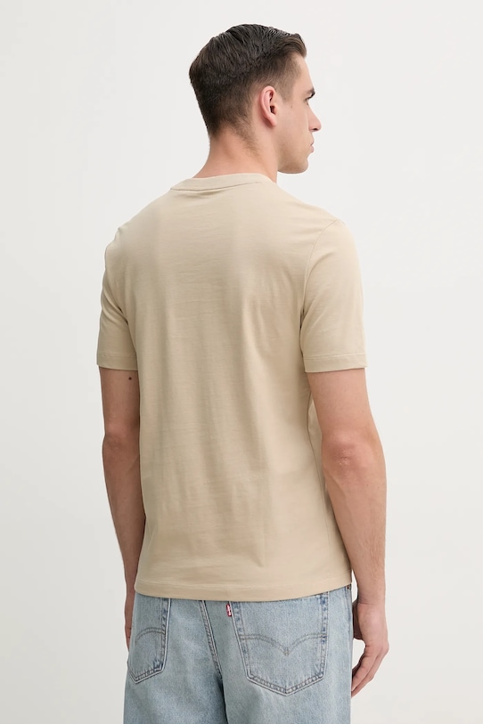 BOSS tricou din bumbac 50495742 bej SS25