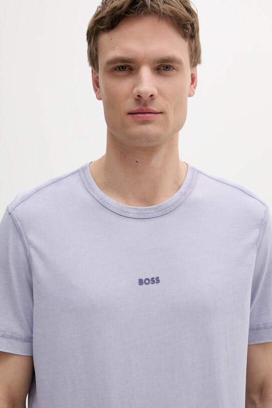 Îmbrăcăminte BOSS Orange tricou din bumbac BOSS ORANGE 50502173 violet