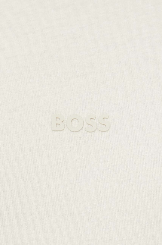 Βαμβακερό μπλουζάκι Boss Orange BOSS ORANGE 50502173 μπεζ