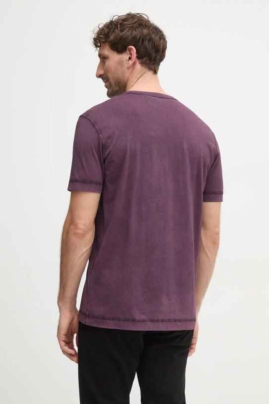 Одежда Хлопковая футболка Boss Orange BOSS ORANGE 50502173 фиолетовой