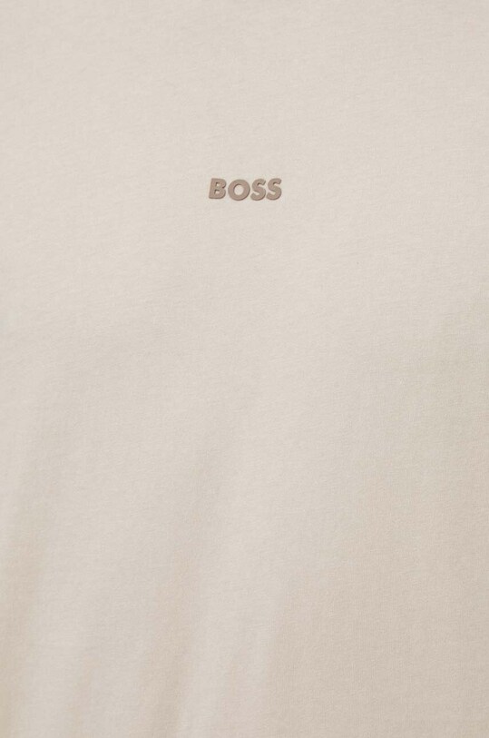 Хлопковая футболка Boss Orange BOSS ORANGE 50502173 бежевый