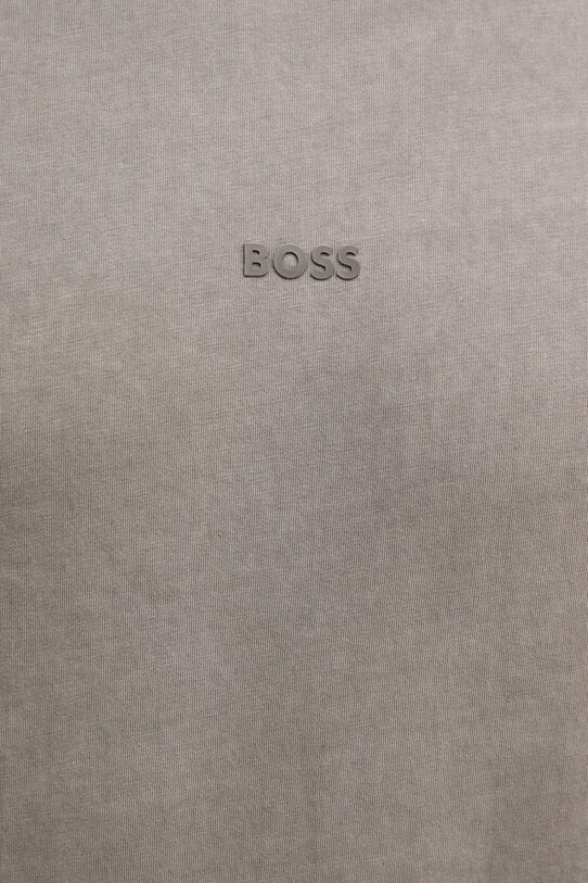 BOSS Orange tricou din bumbac BOSS ORANGE 50502173 maro