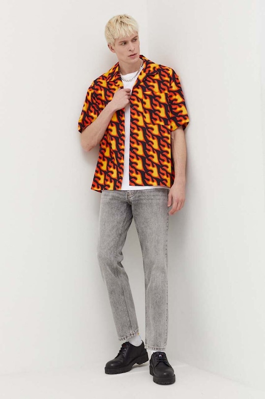 Bavlněné tričko HUGO 50480434 bílá SS24