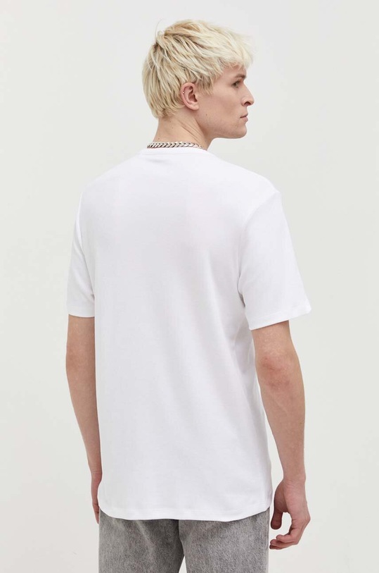 Oblečení Bavlněné tričko HUGO 50480434 bílá