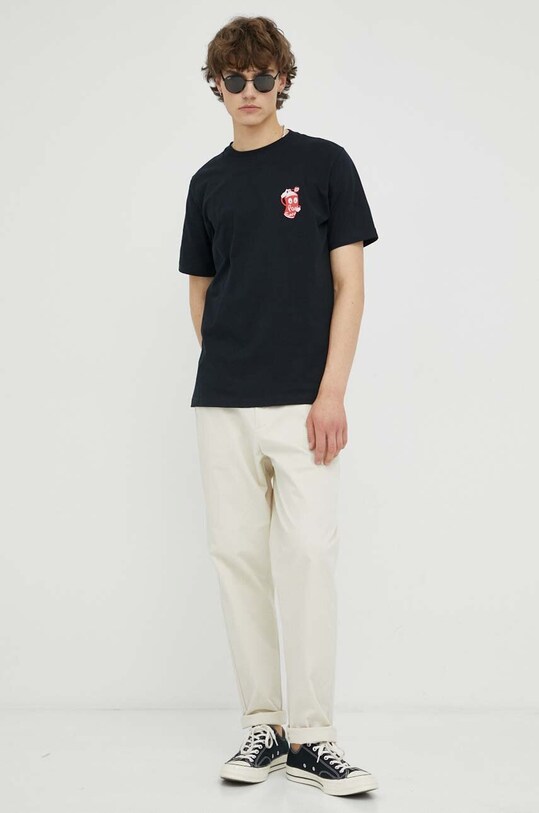 PS Paul Smith t-shirt bawełniany M2R.011R.LP4057 granatowy AW23