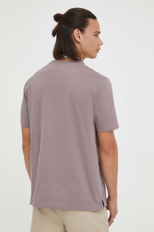 Ρούχα Βαμβακερό μπλουζάκι PS Paul Smith M2R.924U.LP3880 μωβ