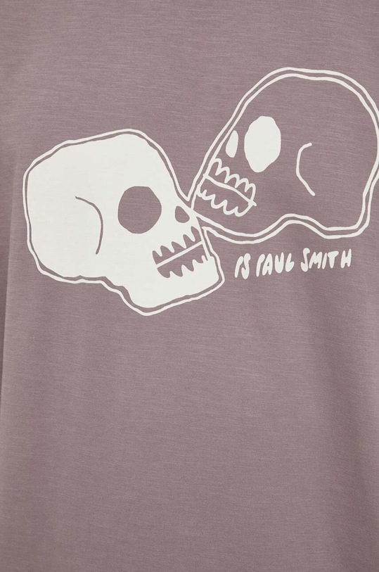Βαμβακερό μπλουζάκι PS Paul Smith M2R.924U.LP3880 μωβ