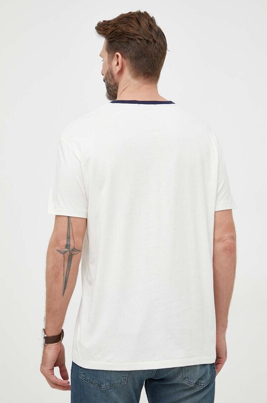 Ruházat Polo Ralph Lauren pamut póló 710909574 fehér