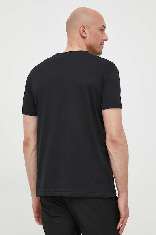 Ρούχα Βαμβακερό μπλουζάκι Polo Ralph Lauren 710909594 μαύρο