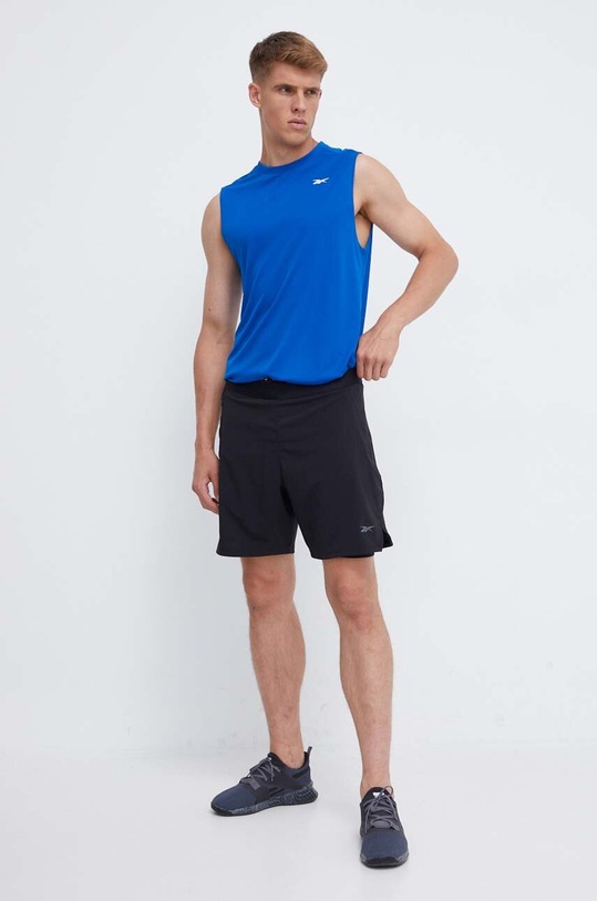 Reebok t-shirt treningowy ID TRAIN HS7743 niebieski AW23