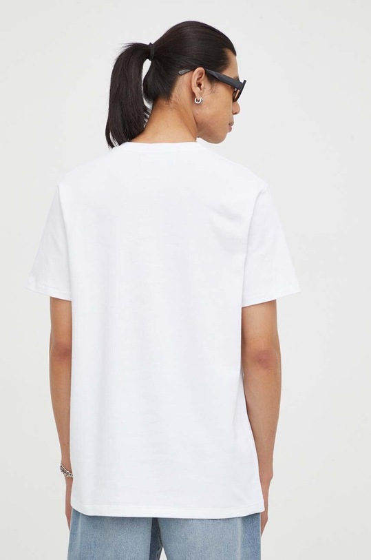 Odzież The Mercer Brand t-shirt bawełniany MEAP233006 biały