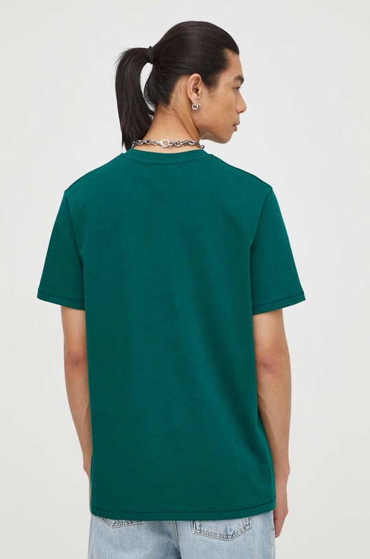 Odzież The Mercer Brand t-shirt bawełniany MEAP233006 zielony