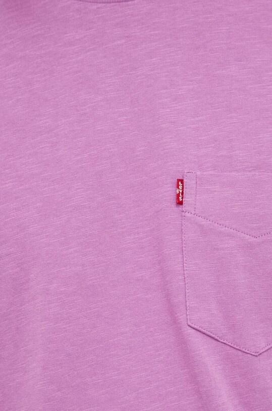 Levi's t-shirt bawełniany 19342.0293 fioletowy